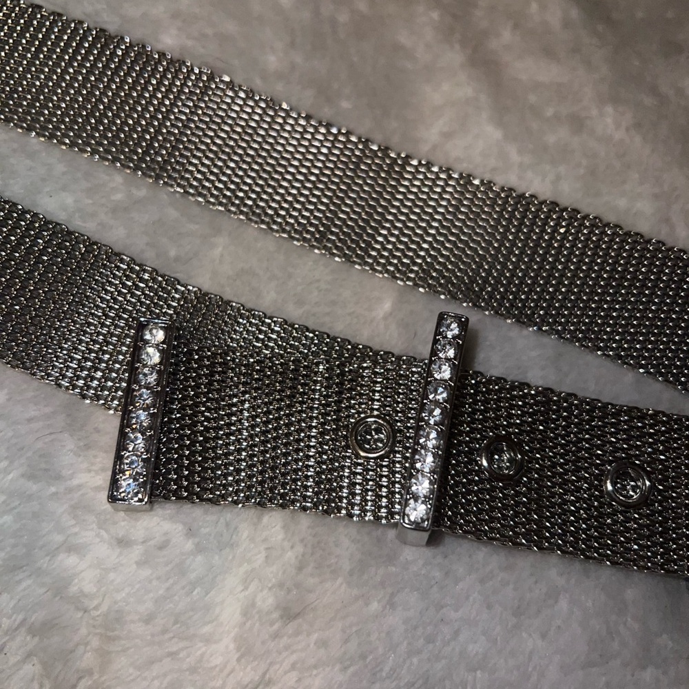 Zara Silver Rhinestone Belt - Picture 3 of 8